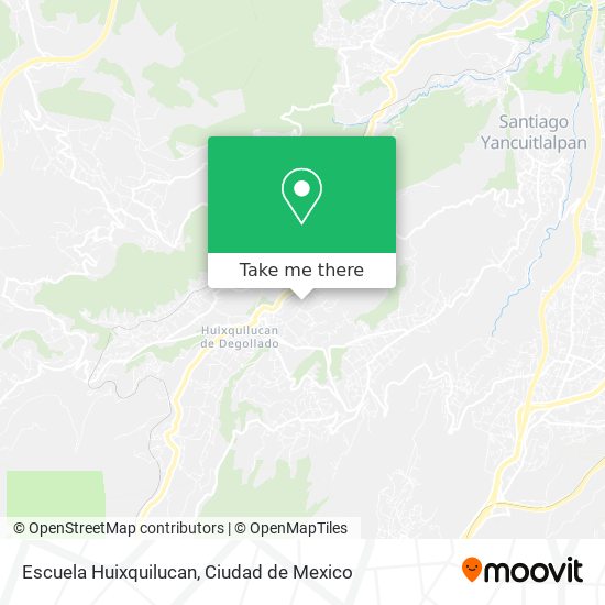 Escuela Huixquilucan map