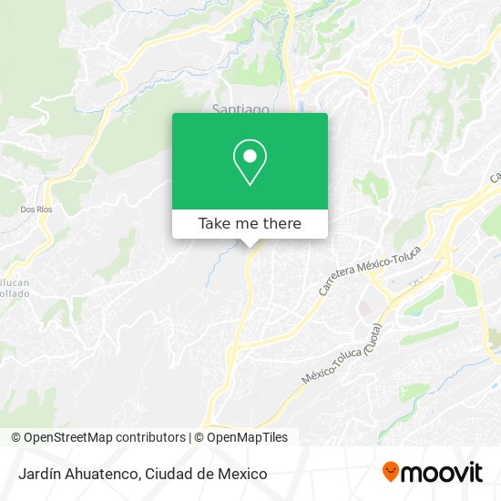 Mapa de Jardín Ahuatenco