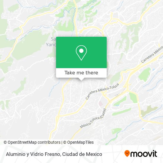 Aluminio y Vidrio Fresno map