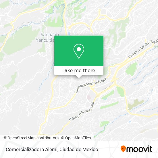 Mapa de Comercializadora Alemi