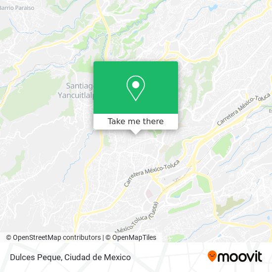 Dulces Peque map