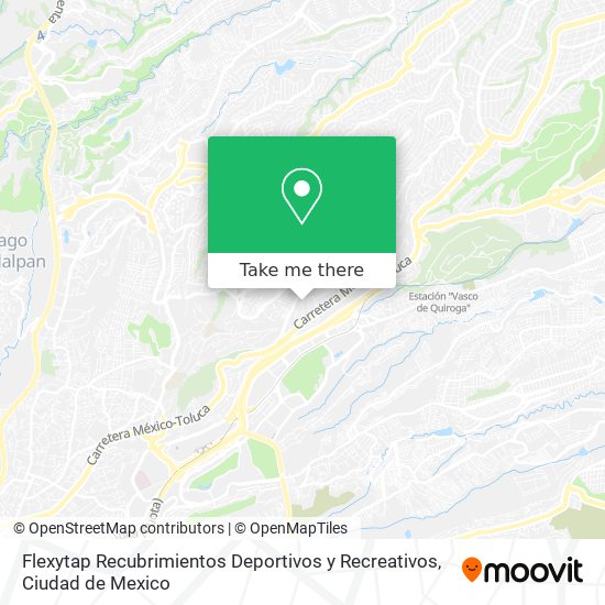 Flexytap Recubrimientos Deportivos y Recreativos map