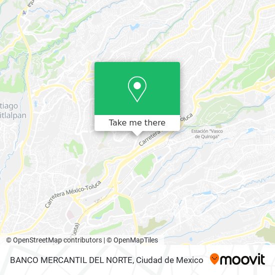 Mapa de BANCO MERCANTIL DEL NORTE