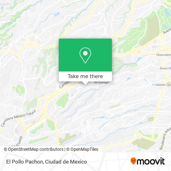 El Pollo Pachon map