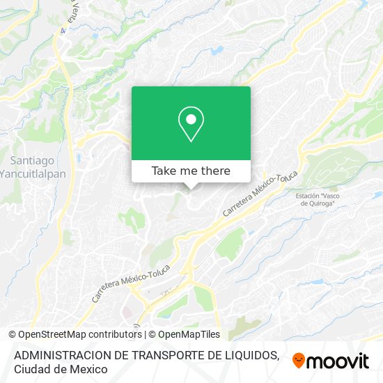 Mapa de ADMINISTRACION DE TRANSPORTE DE LIQUIDOS
