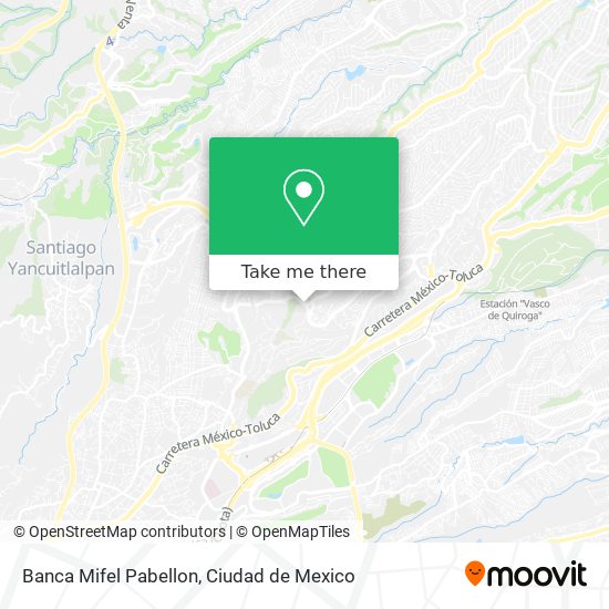 Banca Mifel Pabellon map