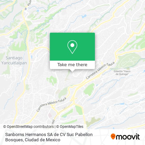 Sanborns Hermanos SA de CV Suc Pabellon Bosques map