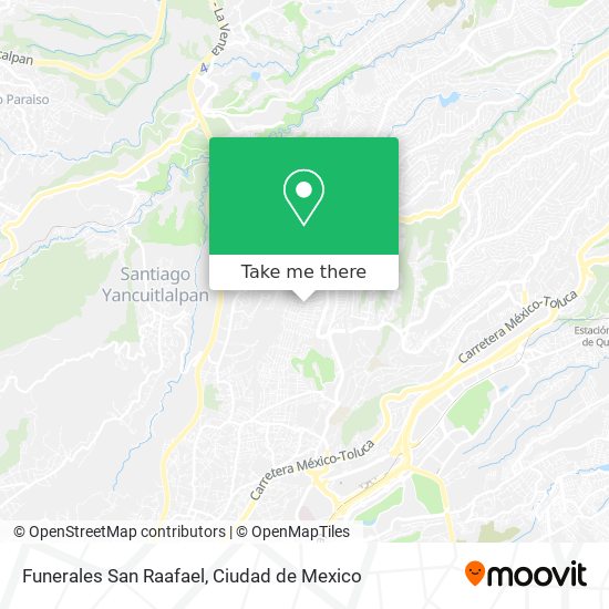 Mapa de Funerales San Raafael