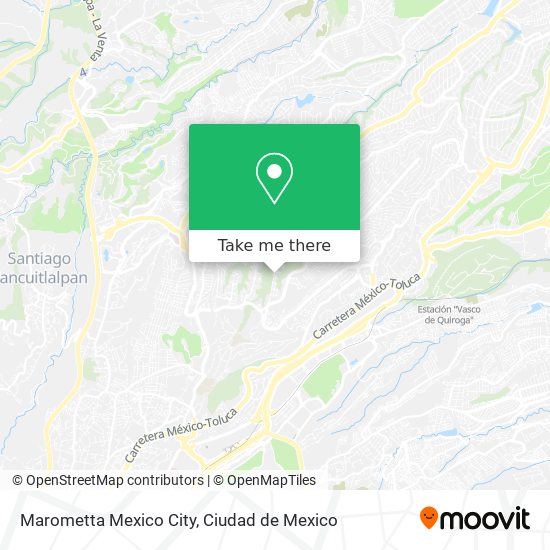 Marometta Mexico City map