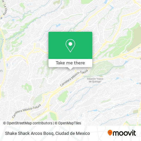 Shake Shack Arcos Bosq map