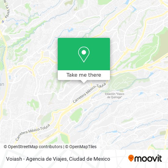 Mapa de Voiash - Agencia de Viajes