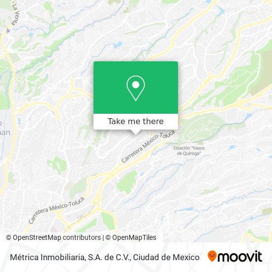 Métrica Inmobiliaria, S.A. de C.V. map