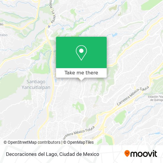 Decoraciones del Lago map