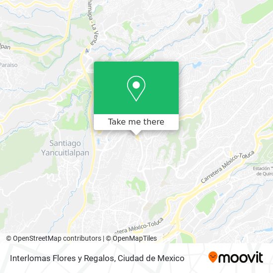 Mapa de Interlomas Flores y Regalos
