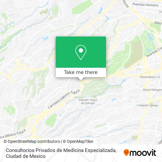 Consultorios Privados de Medicina Especializada map