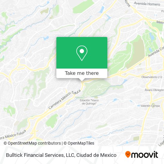 Mapa de Bulltick Financial Services, LLC