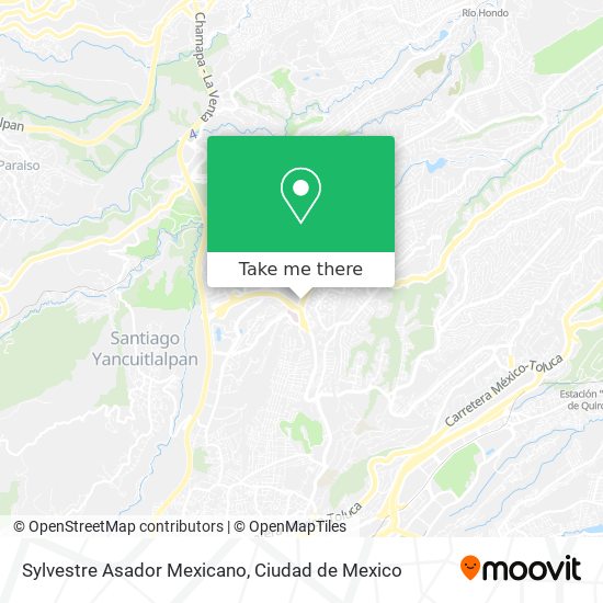 Sylvestre Asador Mexicano map