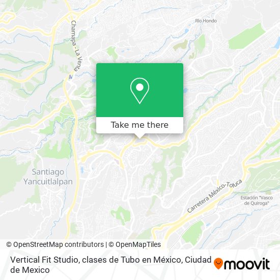 Vertical Fit Studio, clases de Tubo en México map