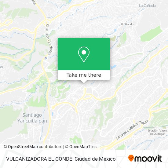 VULCANIZADORA EL CONDE map