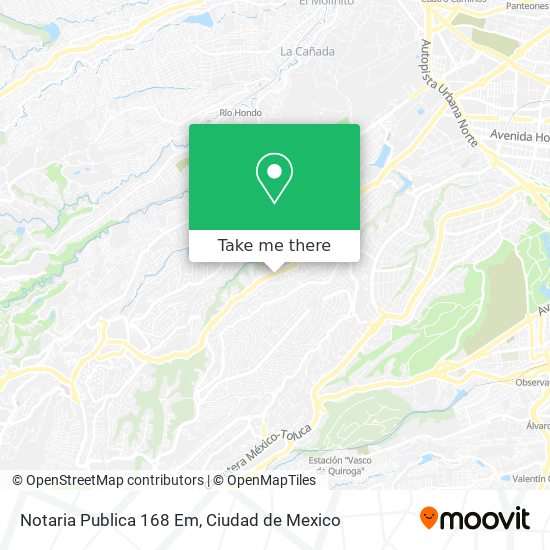 Mapa de Notaria Publica 168 Em