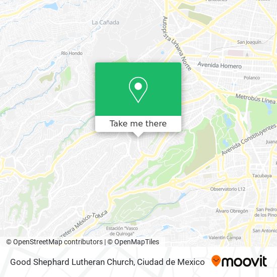 Good Shephard Lutheran Church map