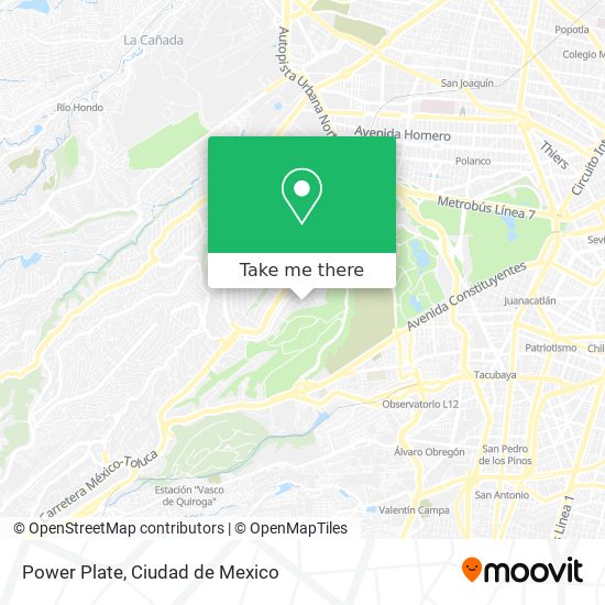 Mapa de Power Plate