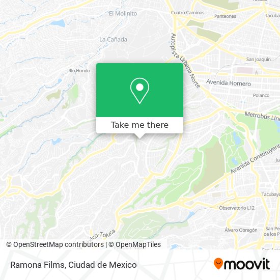 Ramona Films map