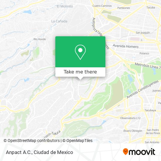 Mapa de Anpact A.C.