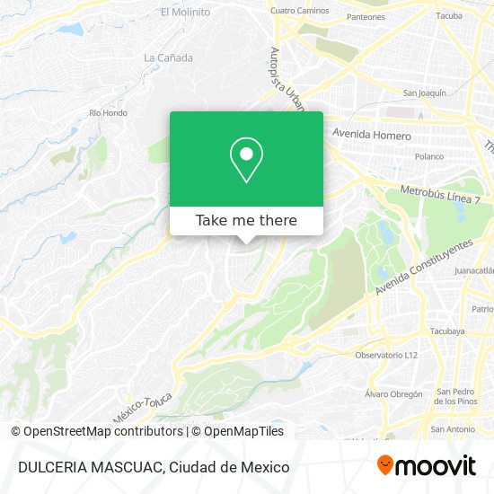 DULCERIA MASCUAC map