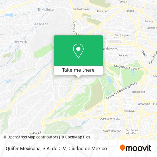 Quifer Mexicana, S.A. de C.V. map
