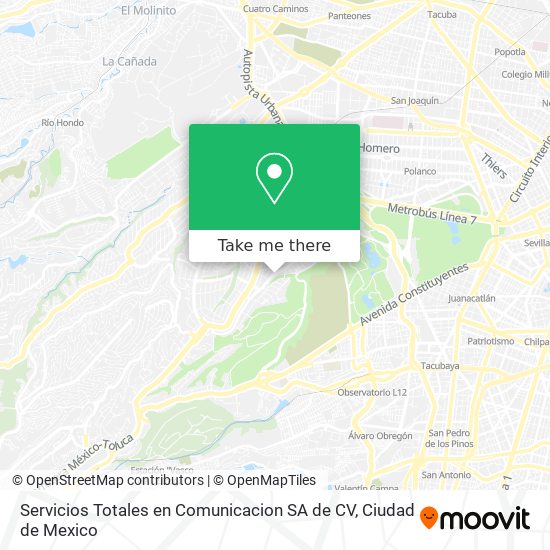 Servicios Totales en Comunicacion SA de CV map