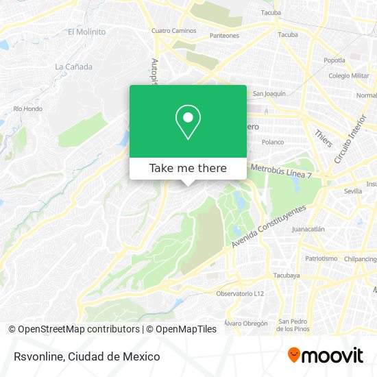 Mapa de Rsvonline