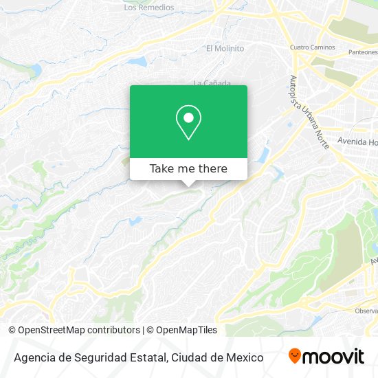 Agencia de Seguridad Estatal map