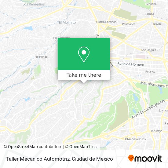 Taller Mecanico Automotriz map