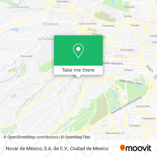 Novar de México, S.A. de C.V. map