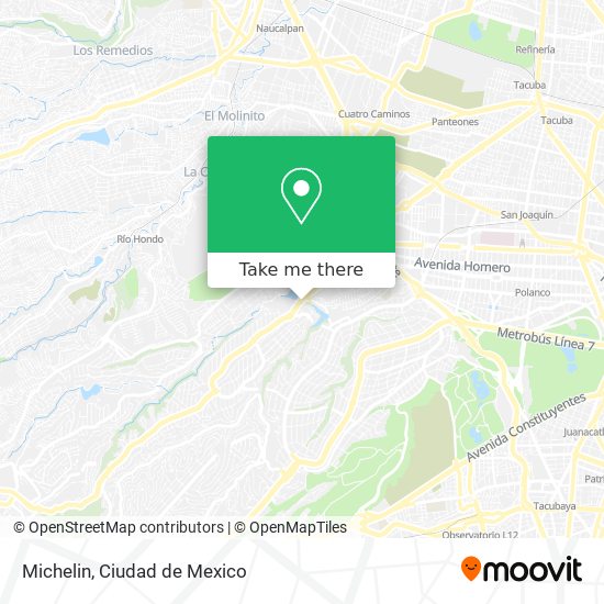 Mapa de Michelin