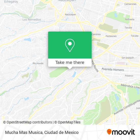 Mucha Mas Musica map
