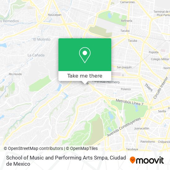School of Music and Performing Arts Smpa map