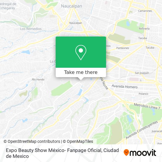 Expo Beauty Show México- Fanpage Oficial map