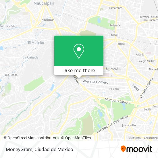 MoneyGram map