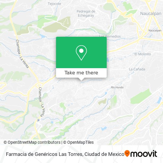 Farmacia de Genéricos Las Torres map