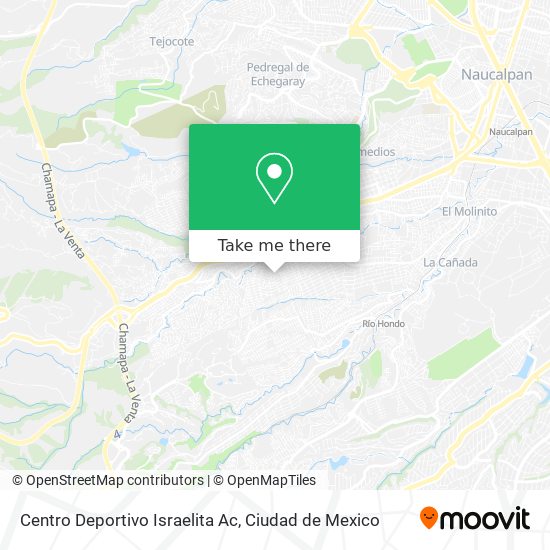 Centro Deportivo Israelita Ac map