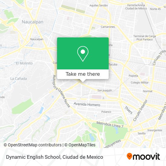 Dynamic English School map