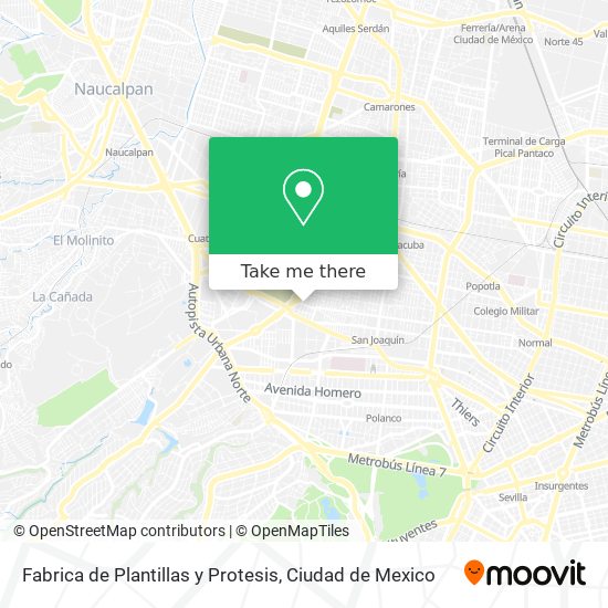 Mapa de Fabrica de Plantillas y Protesis