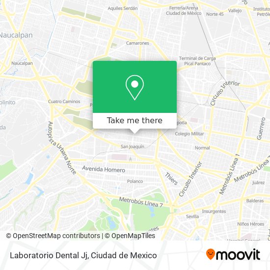 Mapa de Laboratorio Dental Jj