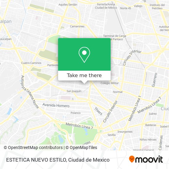 ESTETICA NUEVO ESTILO map