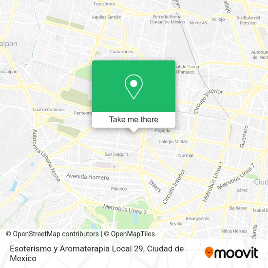 Esoterismo y Aromaterapia Local 29 map
