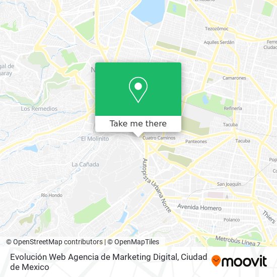 Evolución Web Agencia de Marketing Digital map