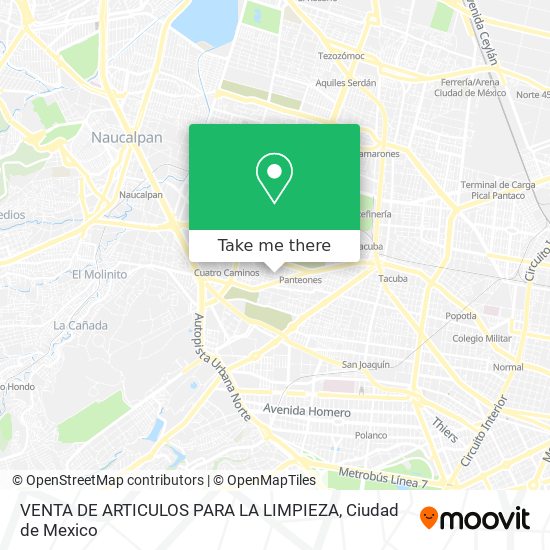 VENTA DE ARTICULOS PARA LA LIMPIEZA map