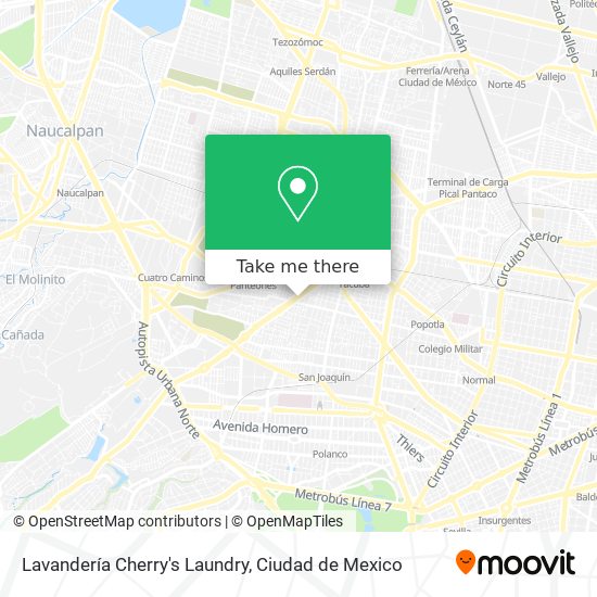 Lavandería Cherry's Laundry map